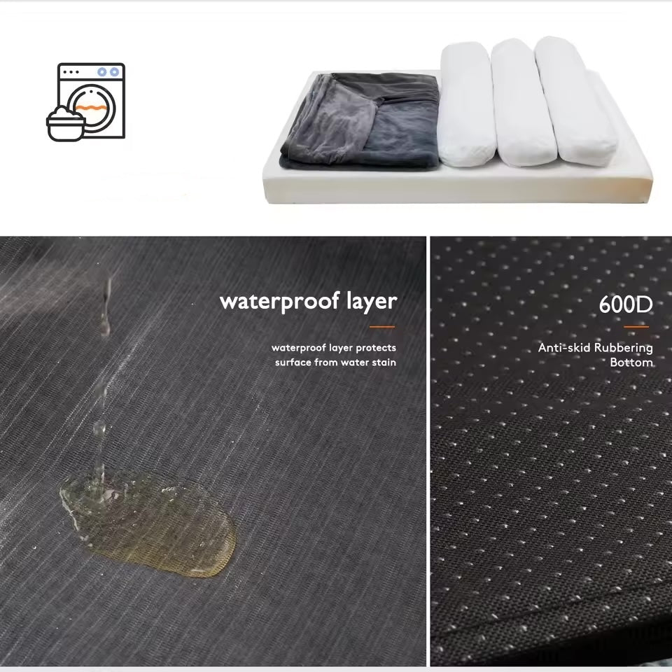 Orthopedic Dog Bed - Cozy Mattress with Removable Washable Cover for Ultimate Comfort