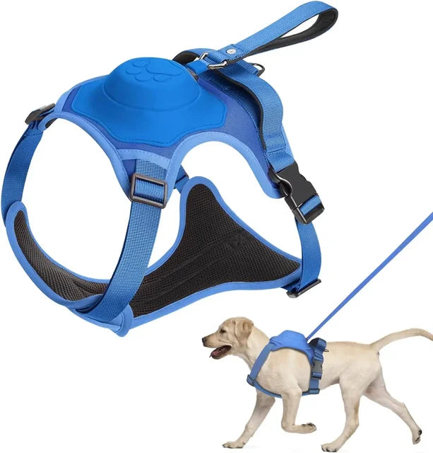 Dog Harness and Retractable Leash Set (Med- XL)