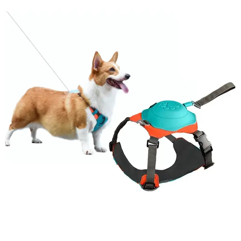 Dog Harness and Retractable Leash Set (Xtra Small- Small)