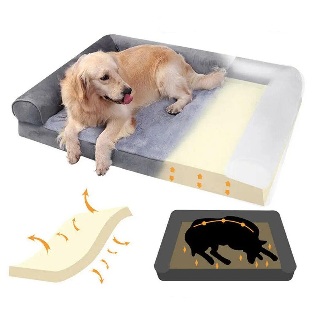 Orthopedic Dog Bed - Cozy Mattress with Removable Washable Cover for Ultimate Comfort