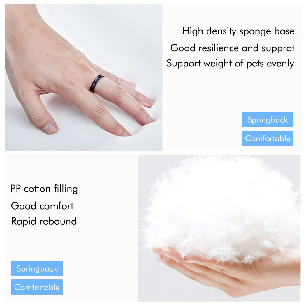 Extra Large Orthopedic Dog Bed - Plush Mattress with Removable Washable Cover for Ultimate Comfort