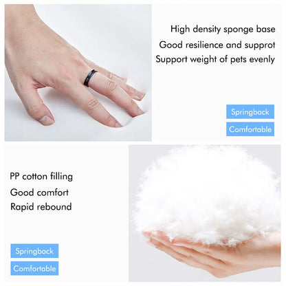 Extra Large Orthopedic Dog Bed - Plush Mattress with Removable Washable Cover for Ultimate Comfort